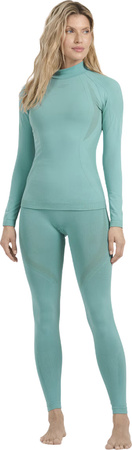 Koszulka termoaktywna damska 4F F216 zielona 4FWAW25USEAF216 46S