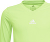 Koszulka termoaktywna dla dzieci adidas Team Base Tee limonkowa GN7513