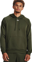 Bluza męska Under Armour Rival Fleece Hoodie oliwkowa 1379757 390