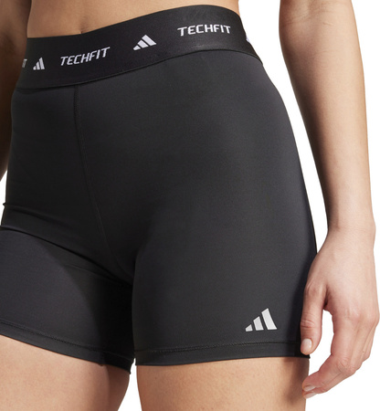 Spodenki damskie adidas TechFit Short czarne IT2275