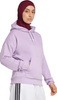 Bluza damska adidas Essentials Linear French Terry Hoodie fioletowa JY0036