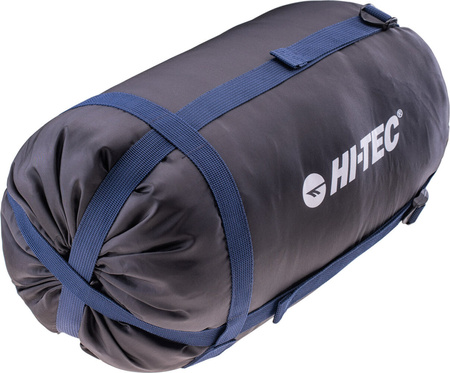 Śpiwór mumia turystyczny Hi-tec Arez II granatowy 230x80 cm