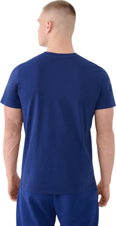 Koszulka męska 4F M2256 granatowa 4FWMM00TTSHM2256 031S