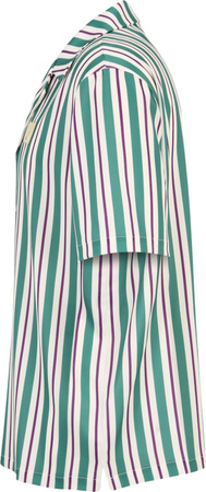 Koszula męska Fila Lastro zielono-kremowa FAM0926 13382