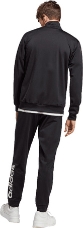 Dres męski adidas Linear Logo Tricot Track Suit czarny IC6775