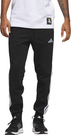 Spodnie męskie adidas Essentials 3-Stripes Fleece czarne JD1861