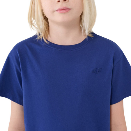 Koszulka dla chłopca 4F M2324 kobalt 4FJWSS25TTSHM2324 36S