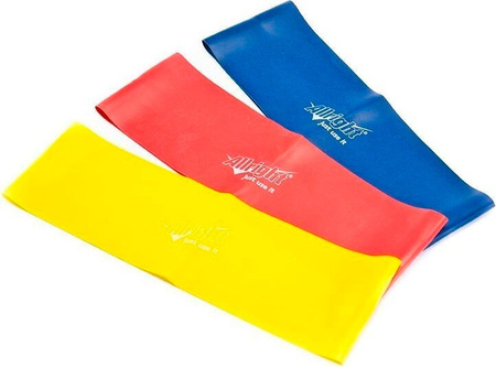 Taśmy gumy oporowe zestaw 3 szt X-Band Allright 7,6 cm 