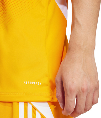 Koszulka bramkarska męska adidas Tiro 25 Competition Jersey Short Sleeve pomarańczowa JN4502