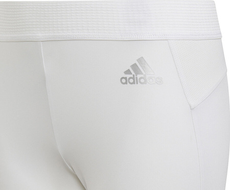 Spodenki dla dzieci adidas Techfit Tights białe H23163