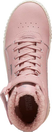 Buty dziecięce Puma Carina 2.0 Mid WTR różowe 387380 03