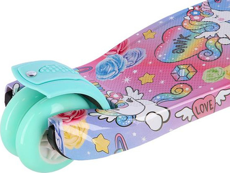 Hulajnoga dziecięca Nils fun hlb15a mint led