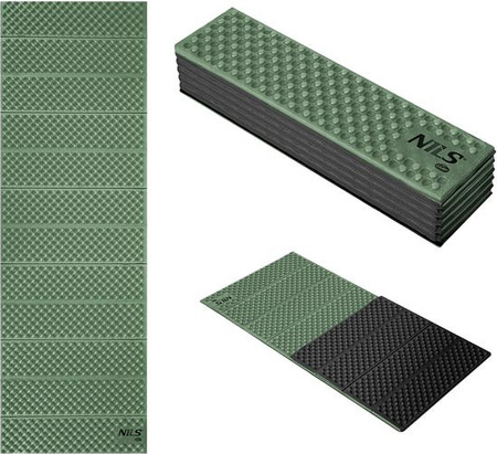 Karimata mata turystyczna składana Nils camp NC1768 zielona 188x60x2cm