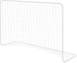 Bramka do piłki nożnej Enero z siatką 182x122x61cm biała