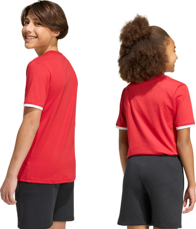 Koszulka dla dzieci adidas Entrada 26 Tee czerwona JZ6674
