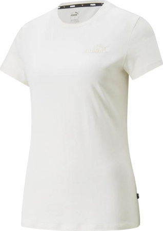 Koszulka damska Puma ESS  Embroidery Tee kremowa 848331 99