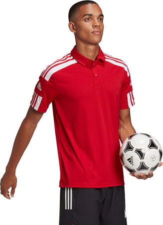 Koszulka męska adidas Squadra 21 Polo czerowna GP6429