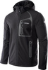 Męska kurtka przejściowa softshell membrana 10000mm Hi-Tec Nils czarna rozmiar XXL