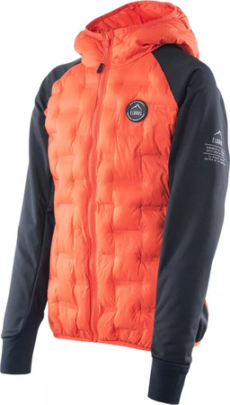 Dziecięca kurtka przejściowa softshell z ociepleniem pikowana Elbrus Emini Tb pomarańczowo-czarna rozmiar 164