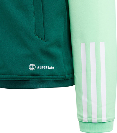 Bluza dla dzieci adidas Tiro 23 Competition Training zielona HU1314
