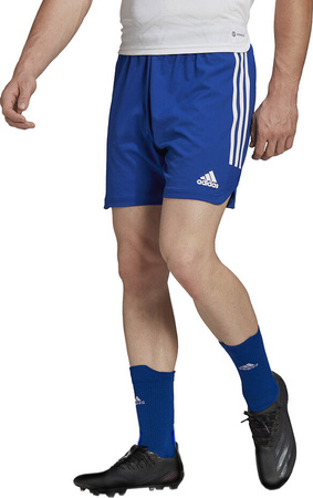Spodenki treningowe krótkie męskie adidas Condivo 22 Match Day Shorts niebieskie HA0599