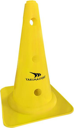 Pachołek z otworami Yakima Sport 38 cm żółty 100056