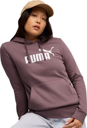 Bluza damska z kapturem kangurka Puma ESS No.1 Logo Hoodie FL wrzosowa 682389 88