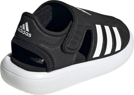 Sandały buty chodaki 3w1 dziecięce do wody adidas Closed-Toe Summer Water czarno-białe GW0391