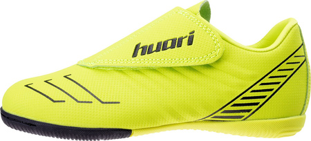 Buty piłkarskie halówki Huari Pallo Jr IC limonkowe rozmiar 28