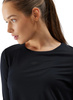 Koszulka damska longsleeve 4F F218 czarna 4FWSS24TFLOF218 20S