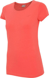 Koszulka damska 4F koralowa H4L22 TSD350 63S