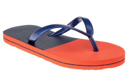 Klapki dziecięce plażowe Aquawave Roboor Jr pomarańczowo-granatowe rozmiar 29