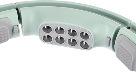 Zestaw hula hop magnetyczny green HHM13 z licznikiem HMS pas wyszczuplający br163 black