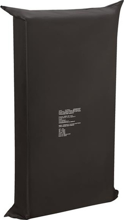 Materac gimnastyczny składany Hms Premium MGS01 2400x1200 mm czarny