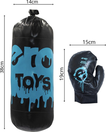 Zestaw bokserski worek, rękawice Junior Enero 1041803