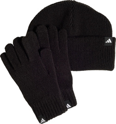 Komplet dla dzieci adidas czapka   rękawiczki czarny JP2783