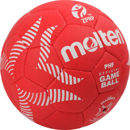 Piłka do ręcznej Molten 5000 Oficjalna piłka meczowa ZPRP H2A5000-PL rozmiar 2