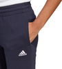 Spodnie damskie adidas Essentials Linear French Terry Cuffed granatowe IC6869