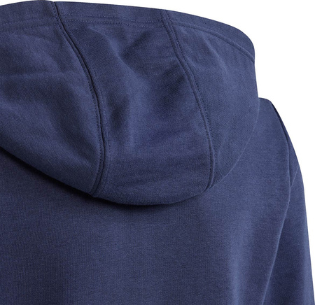 Bluza dla dzieci adidas Essentials 3-Stripes Full-Zip Hoodie granatowa IB1667