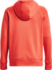 Bluza damska Under Armour Rival Fleece HB Hoodie pomarańczowa 1356317 877