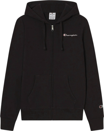 Bluza damska Champion Full Zip Hoodie Sweatshirt czarna 118099 KK001