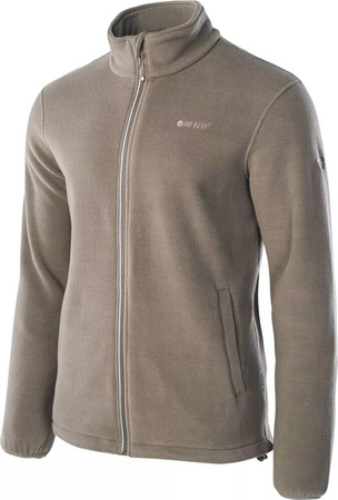 Męski polar bluza polarowa ciepła 280g/m2 Hi-tec Nader khaki rozmiar XL