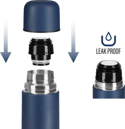 Termos turystyczny ze stali nierdzewnej Nils Camp Nils Camp NC3803 niebieski 500 ml