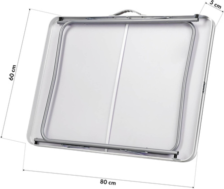 Stół kempingowy turystyczny składany Nils Camp NC3401 ciemnoszary 80x60x70 cm