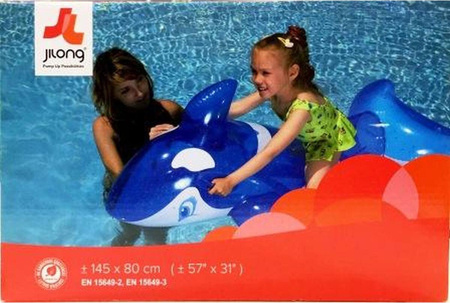 Dmuchany wieloryb do pływania 135x73x60cm