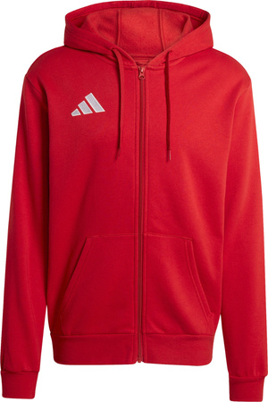 Bluza męska adidas Entrada 26 FZ Hoody czerwona KF5944