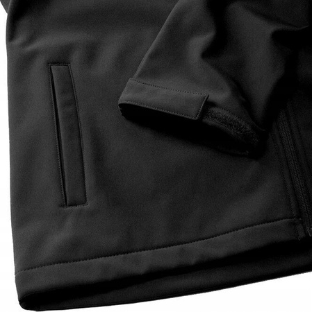 Męska kurtka przejściowa softshell Hi-Tec Neti II membrana 8000mm czarna rozmiar XXXL