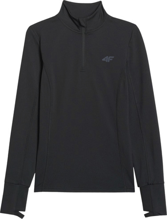 Bluza termoaktywna damska 4F F098 głęboka czerń 4FWAW25UBRUF098 20S