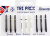 Harrows Shafts Tri Pack czarne,białe