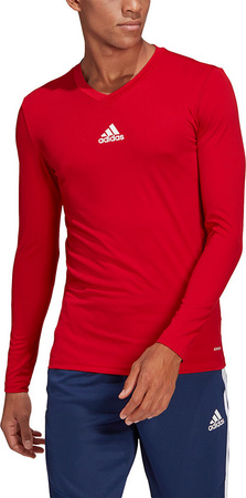 Koszulka termoaktywna męska adidas Team Base Tee czerwona GN5674